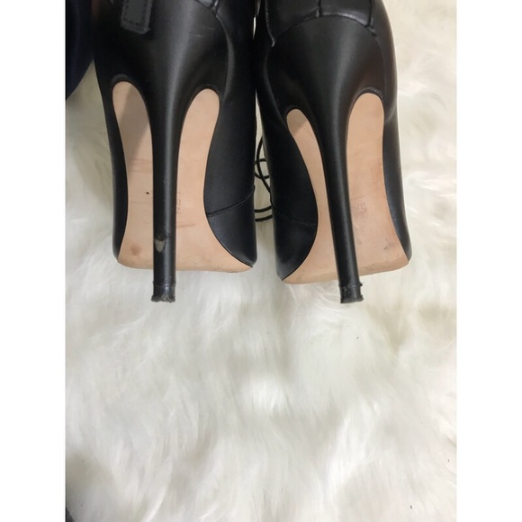 Zara Black lace up heels. - Picture 4 of 7